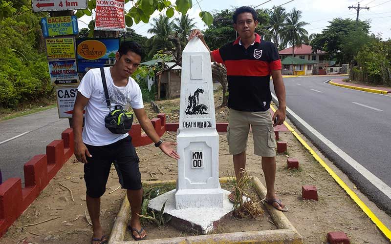 The Zero Kilometer Death March Marker